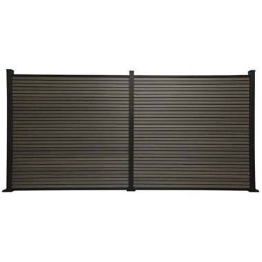 Slatted Fence Kit - Grey