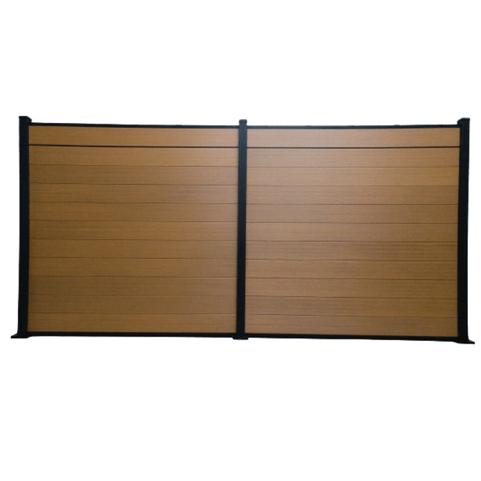 Duo Oak 1.8m Fence Panel Kit