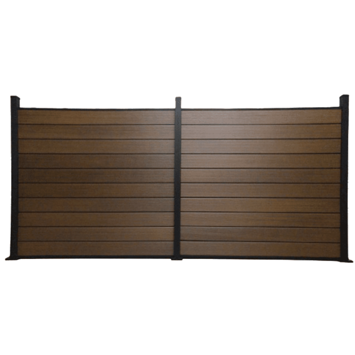 Duo Luxe Fence Kit - Walnut