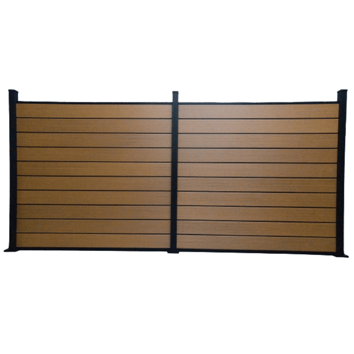 Duo Oak 1.8m Fence Panel Kit