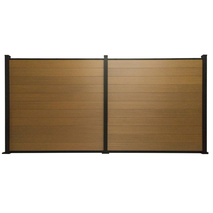 Duo Oak 1.8m Fence Panel Kit