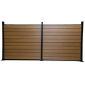 Duo Oak 1.8m Fence Panel Kit